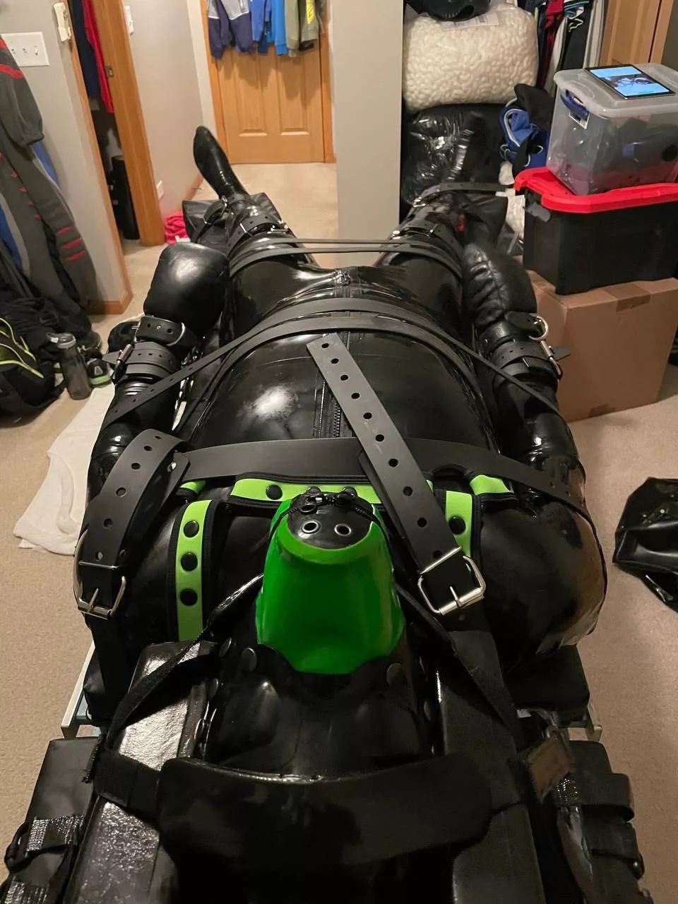 Keeping me tightly secured for a fun scene😈 posted by captain_spaulding1