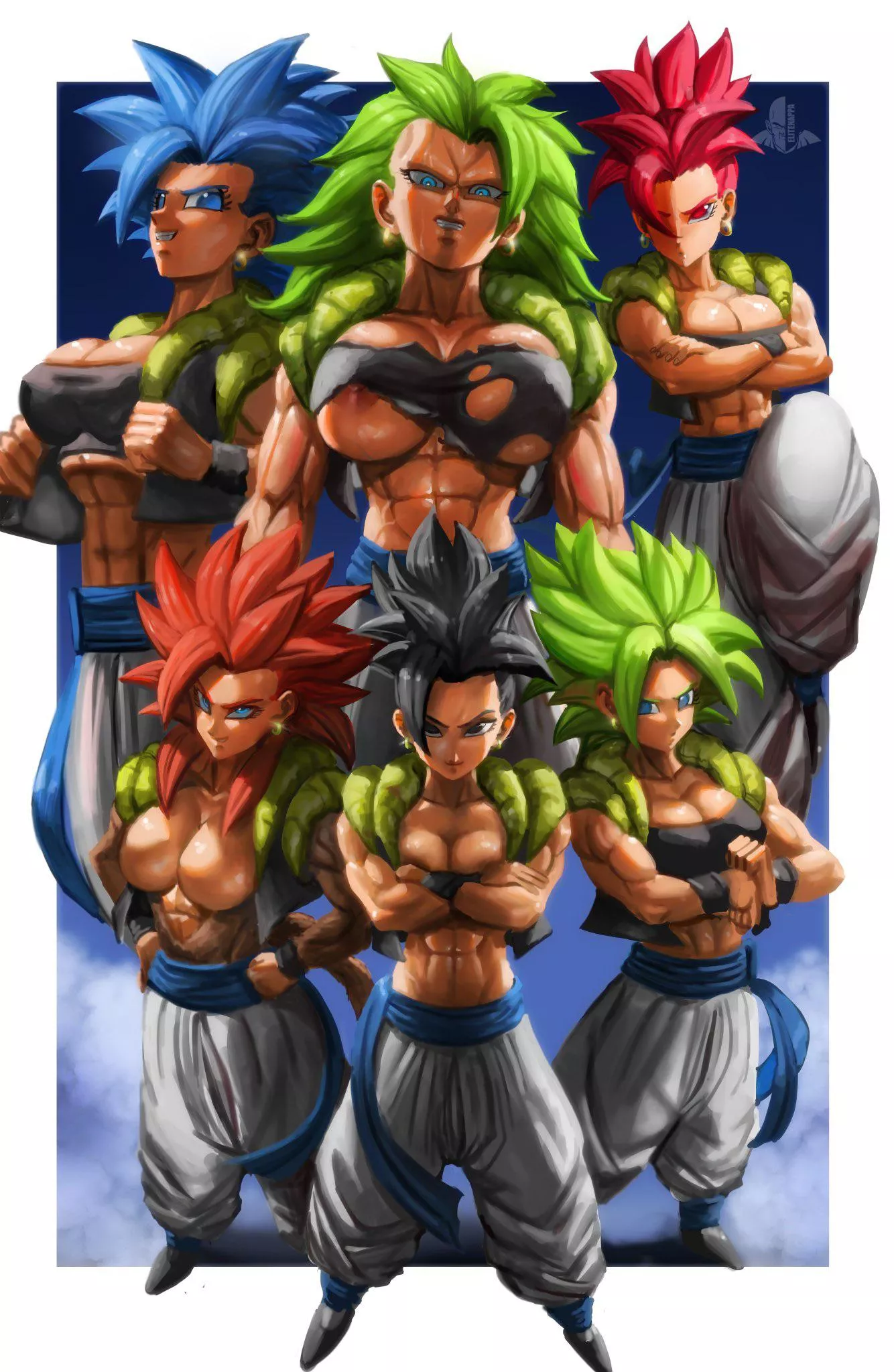 Kefla all transformations (Elitenappa) posted by cesaro07