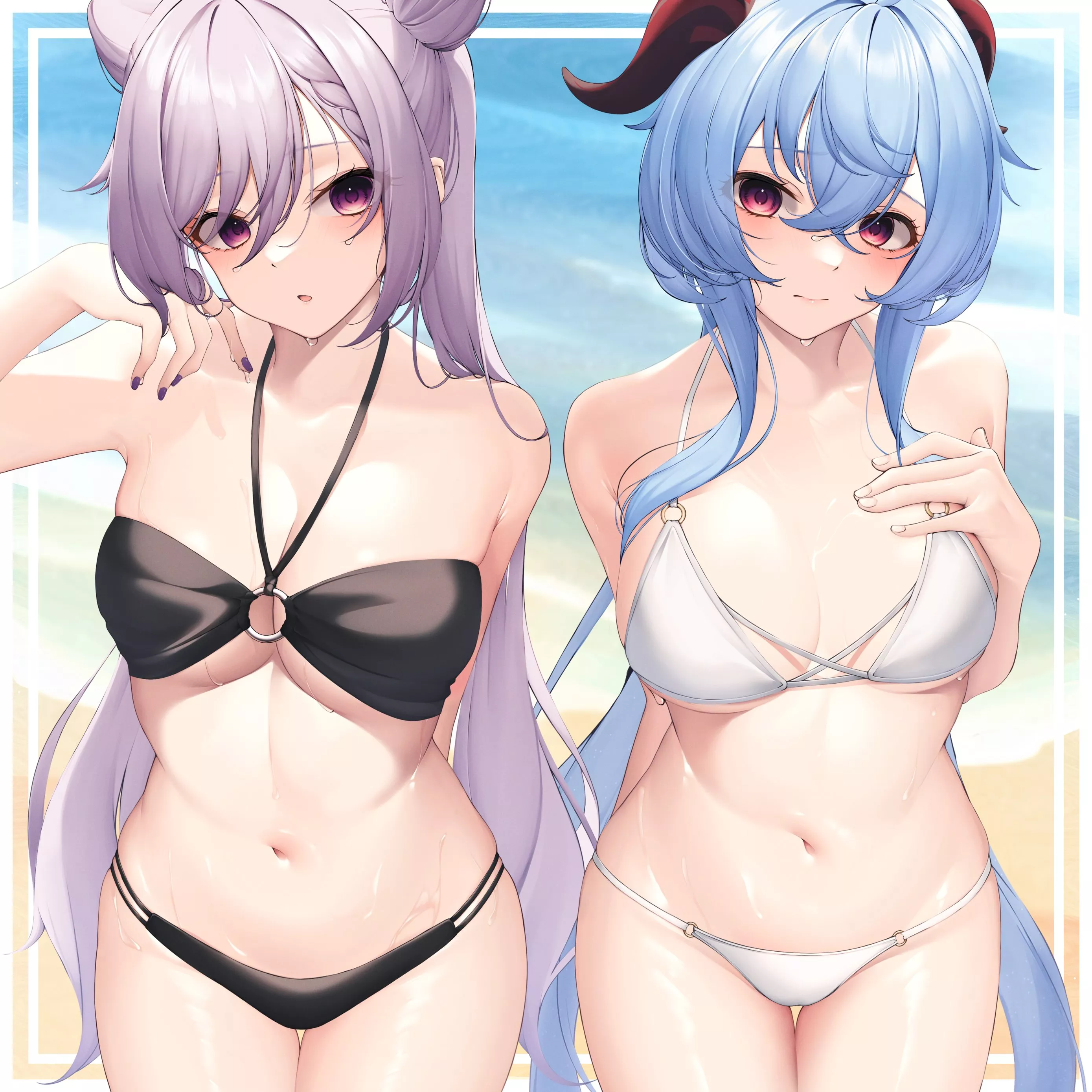 Keqing & Ganyu [Genshin Impact] posted by _chirp_