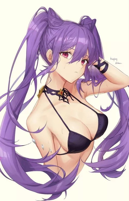 Keqing [Genshin Impact] by HLMenckenFan