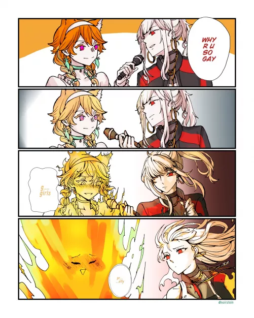 Kiara × Calliope [Hololive] by ShinyHappyREM