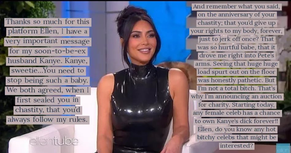 Kim and Kanye have a spat by FlamingZebraFace