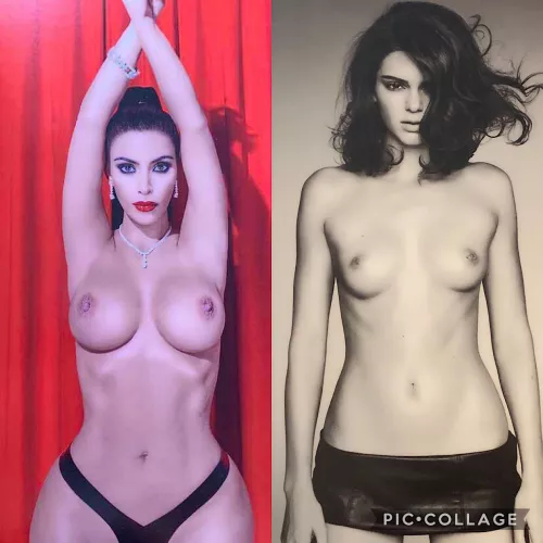 Kim Kardashian’s tits vs Kendall Jenner’s by Educational_Wing_316