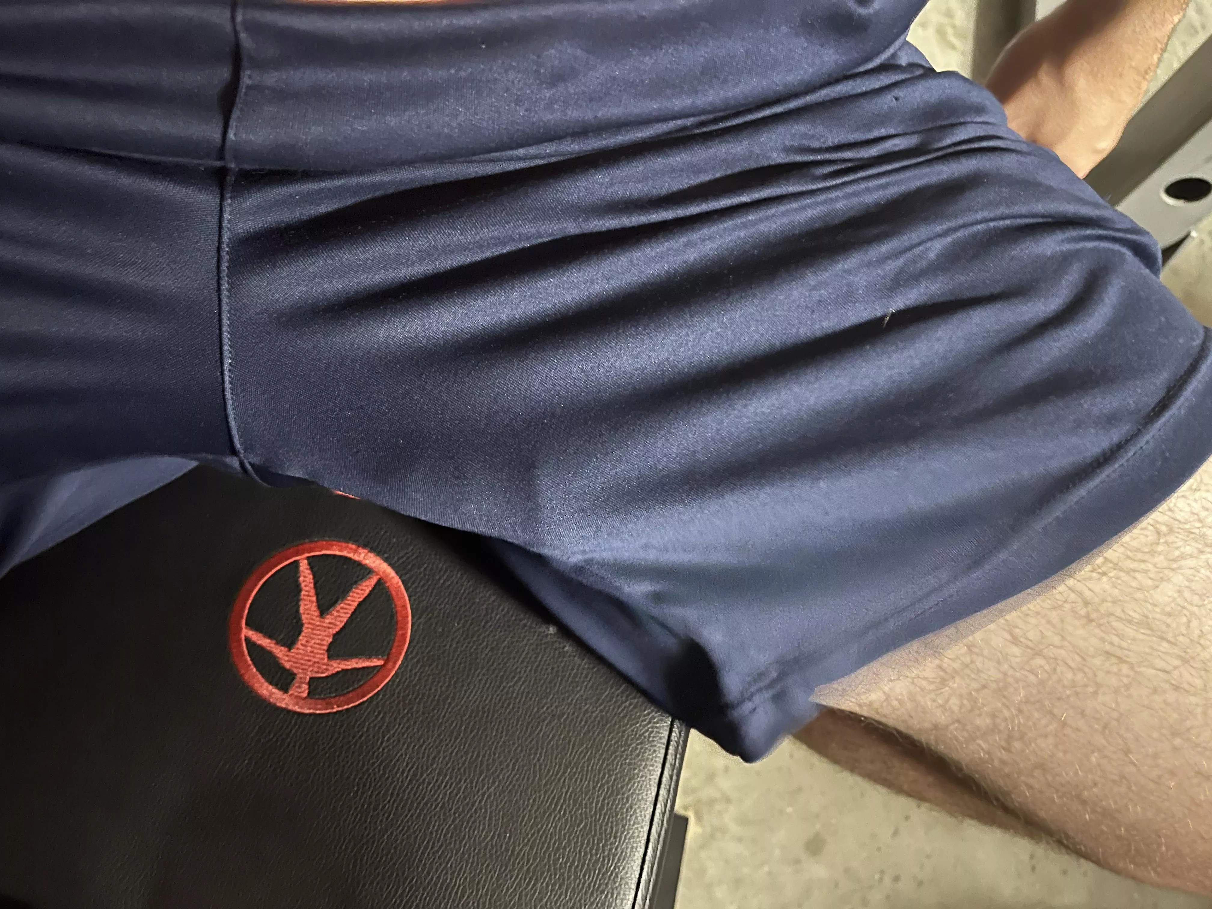 Kind of a distracted workout this morning… posted by Dadbodafterdarkii