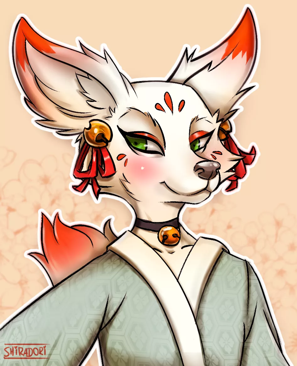 Kitsune (art by me) posted by shiradori