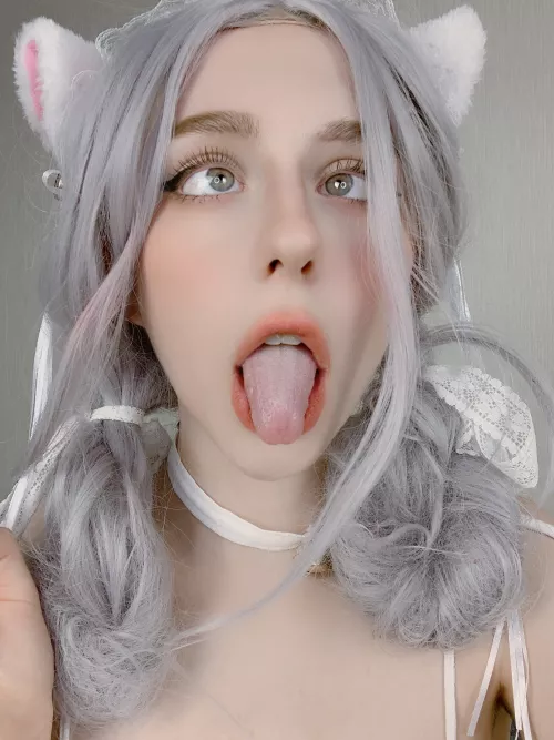 Kitty ahegao [OC] by Tulpina