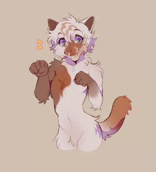 Kitty (art by me) by soureggu