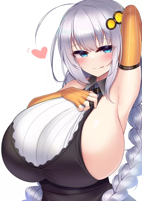 Kizuna Akari Pulling Her Shirt Aside (Kutan) [Voiceroid ] by sequence_string