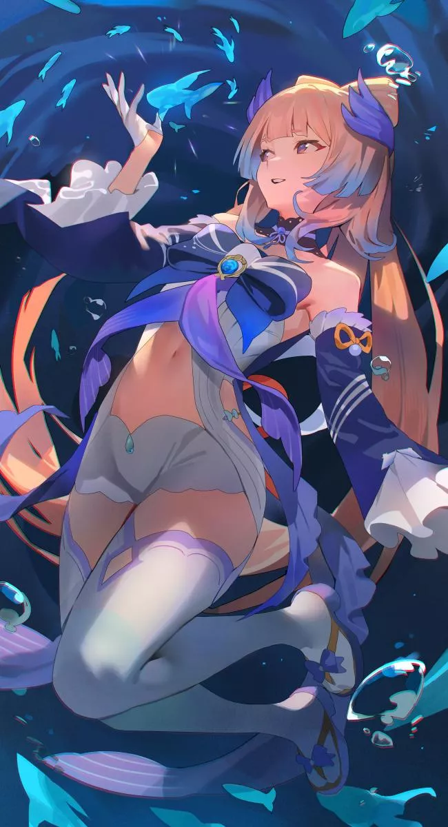 Kokomi [Genshin Impact] by (Hood) posted by Faoovo