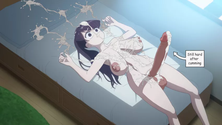 Komi is still hard after a intense jerking session! (MonkeyMan) posted by Wijin00
