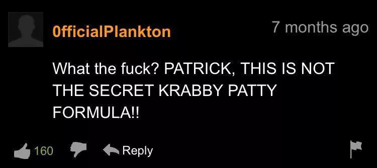 Krabby patty formula posted by B-L-O-C-K-S