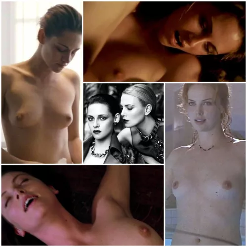 Kristen Stewart & Charlize Theron by deadkameng