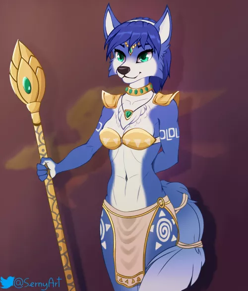 Krystal fanart by me :D by RickySerni