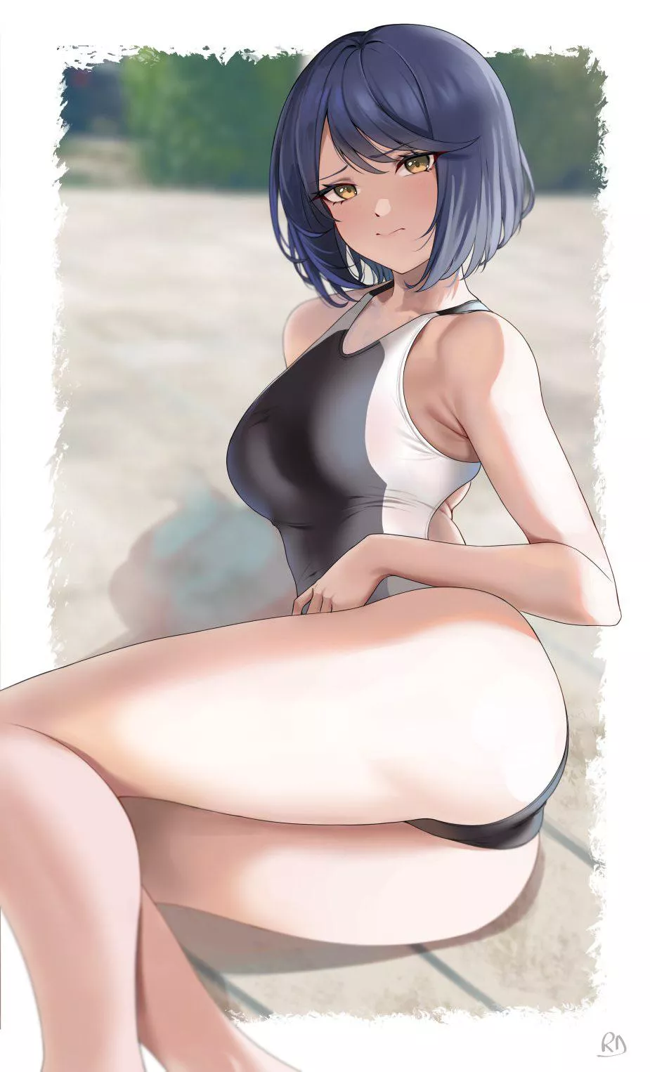 Kujou Sara in swimsuit posted by YellowStarZz