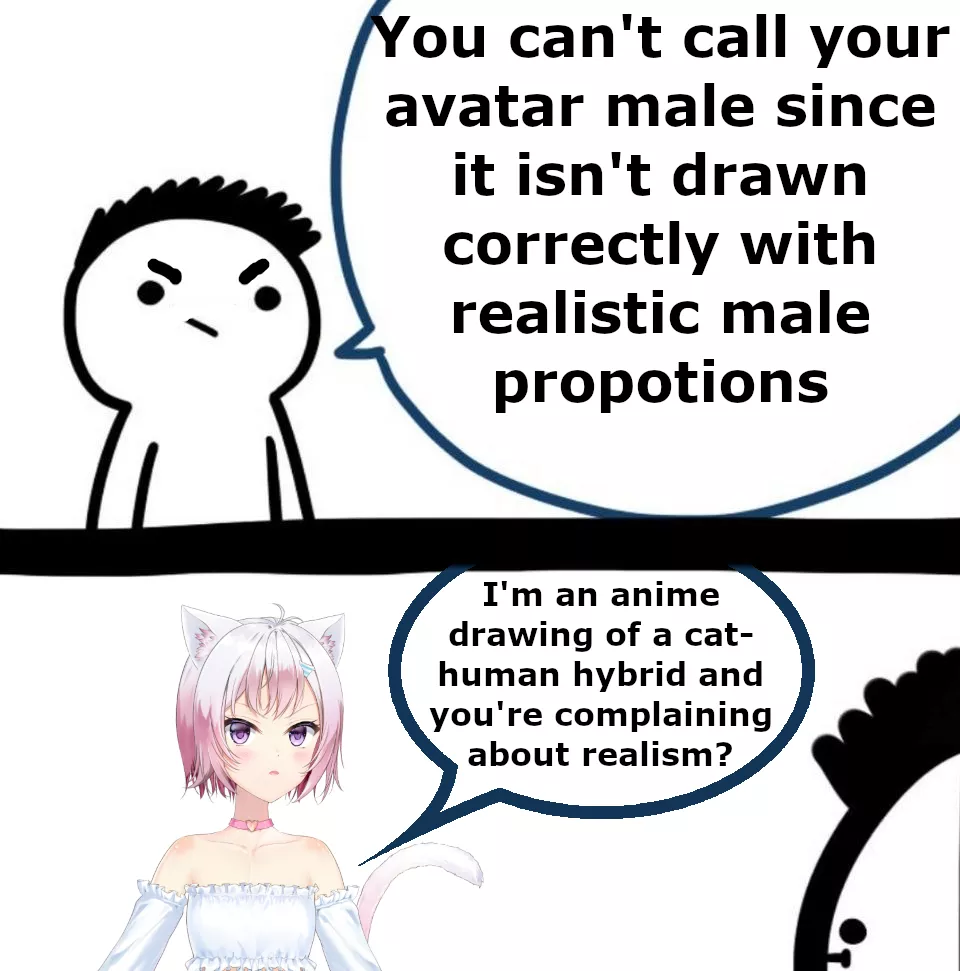 L + ratio + I'm a guy posted by SmolAndStronk