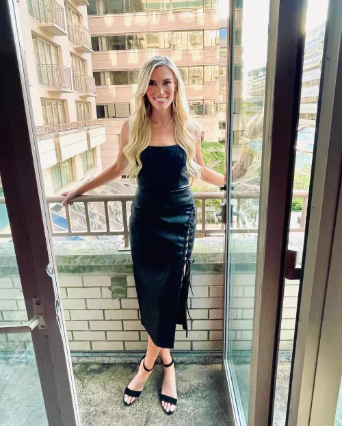 Lace Up LBD by gooningaccount