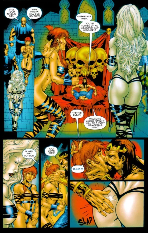 Lady Death And Satasha [Lady Death: Abandon All Hope #2] posted by lordhater1