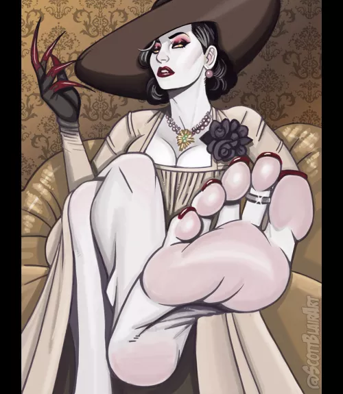 Lady Dimitrescu (ScottBlairArt) by Comfortable_Listen18