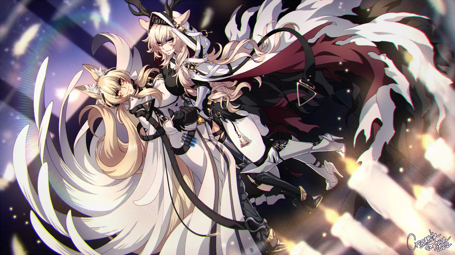 Lady Knight Waltz - Arknights fanart [by Crescentia Fortuna] posted by Crescentia-Fortuna