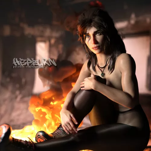 Lara by firelight. (By me, Hepburn) by britney_speared