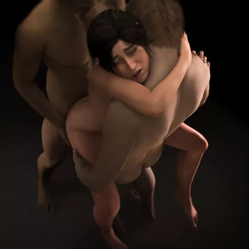 Lara double-teamed (N.Core) by Kuro-Oji