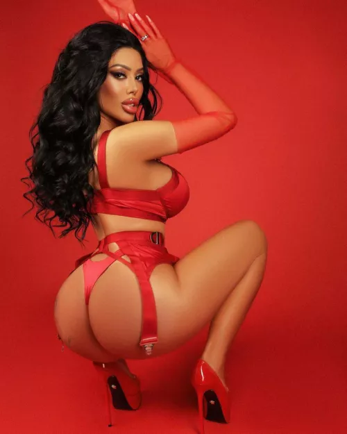 Lara in red ♥️ by NewBimboSimp