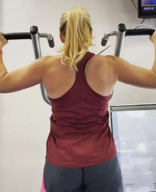 Lat pull down. [F] by AvaSpade2022