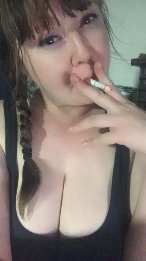 Late night puff 🚬 by violet_pastille