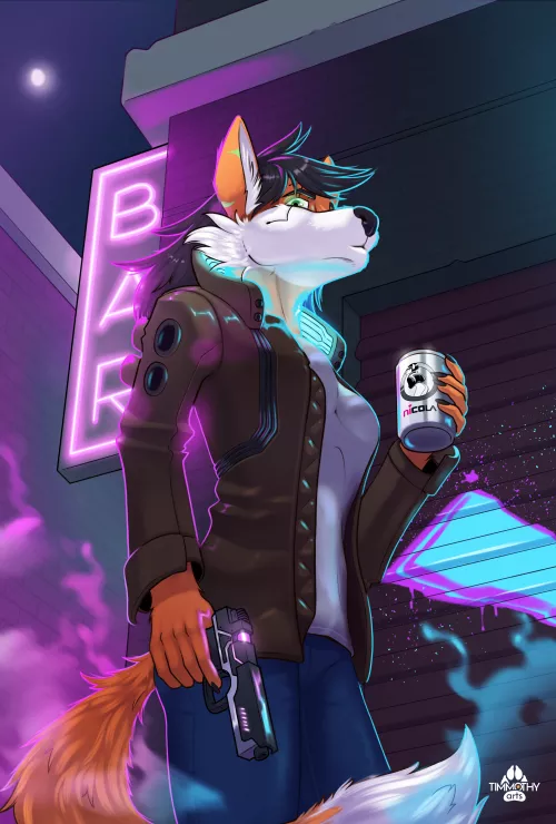 Late the night - By me (@TimmothyArts) by Blu3_Timmy