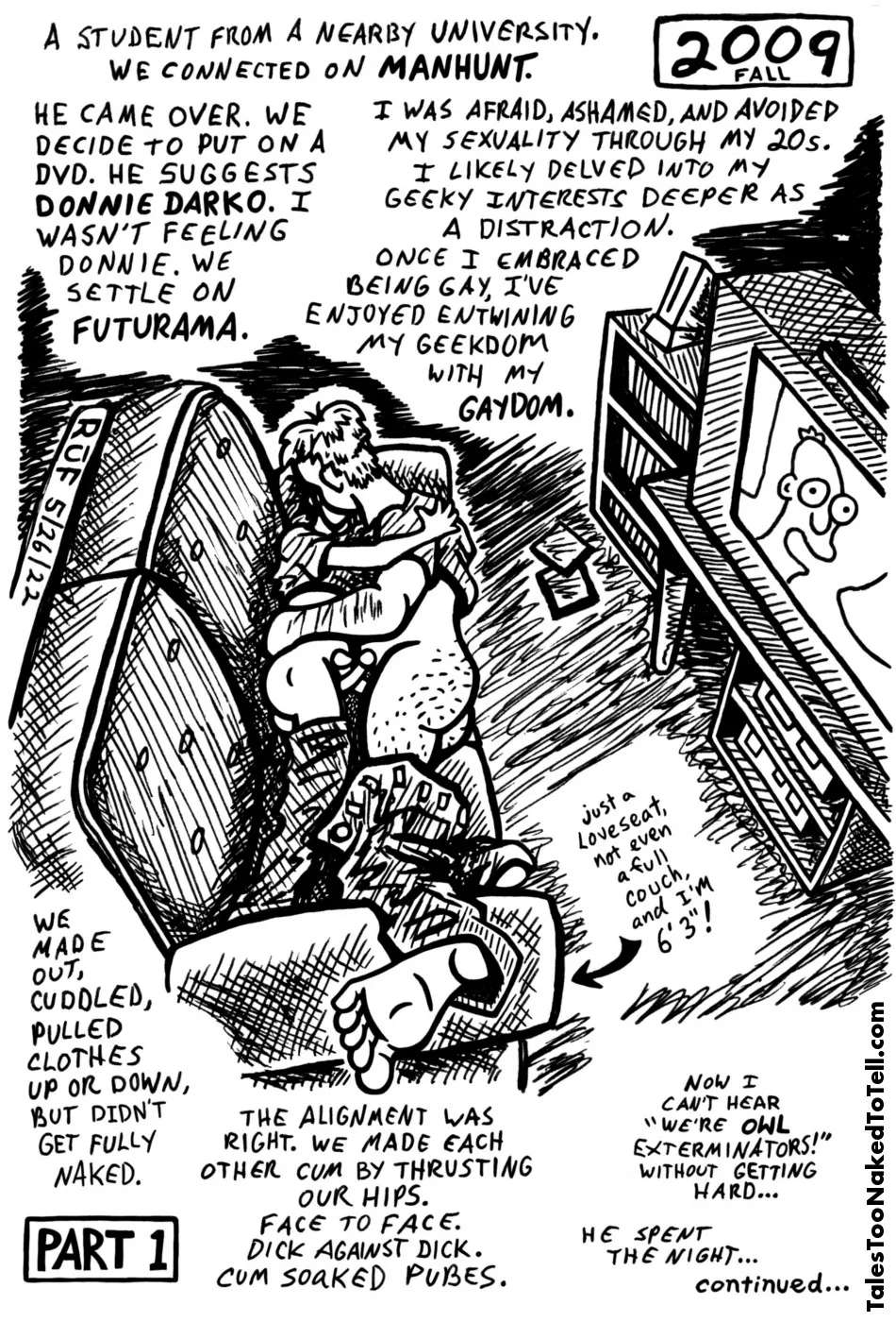 Launched my journal webcomic tonight, TALES TOO NAKED TO TELL! posted by RufusArt