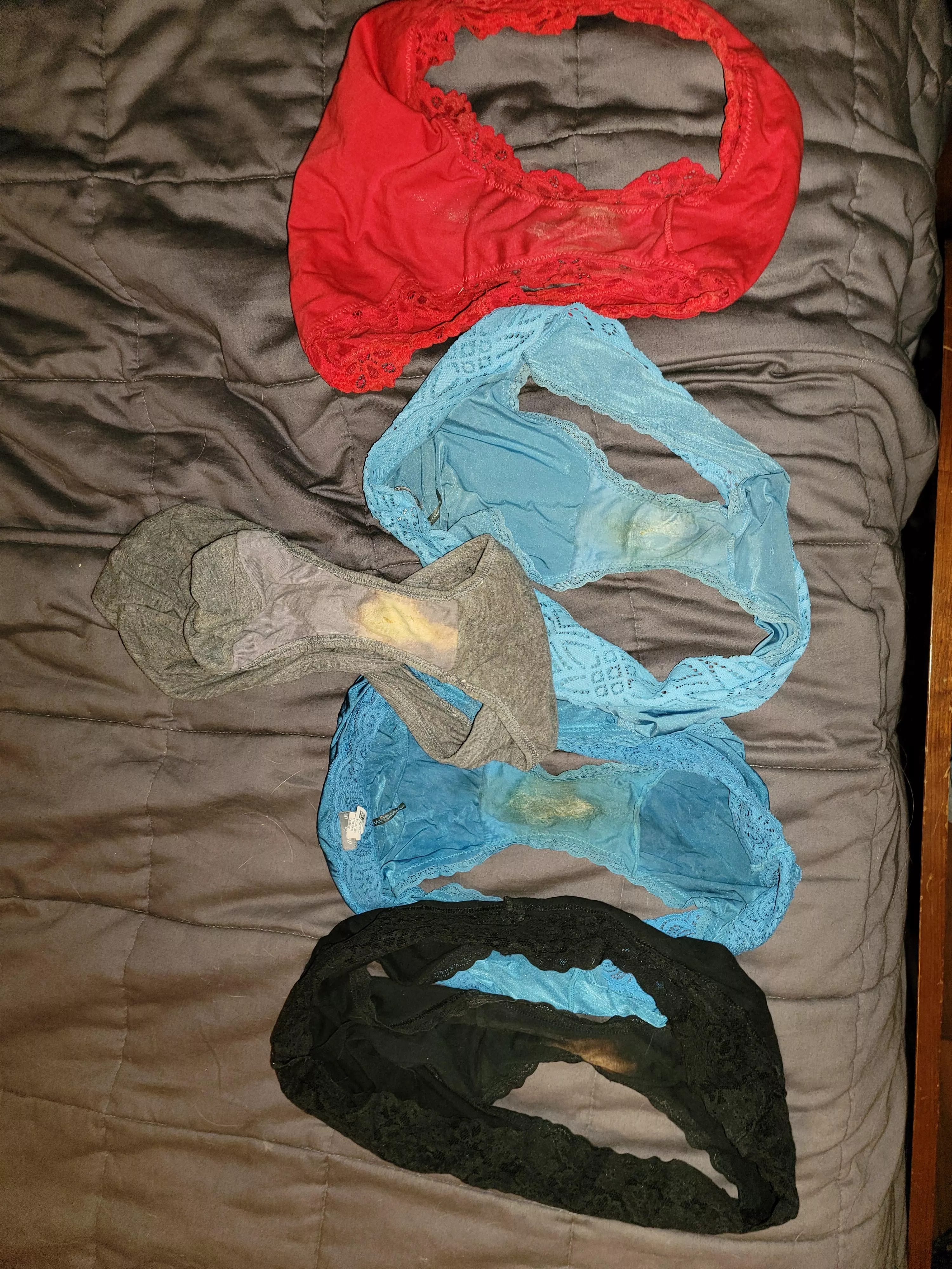 Laundry day - wife sorted laundry and I found all these! posted by smalldickhubby2020