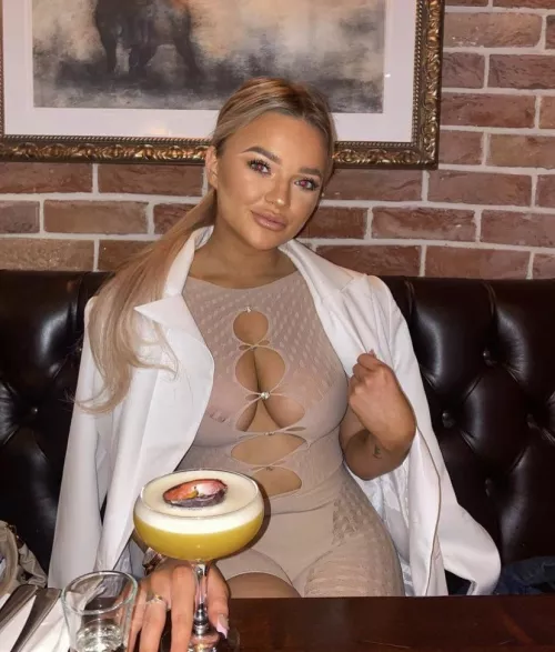 Lauren with a lovely nip slip by thebigcockstudent