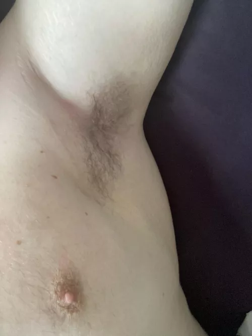 Laying in bed smelling ripe. I wish I had a musky man to join me by nanaannn