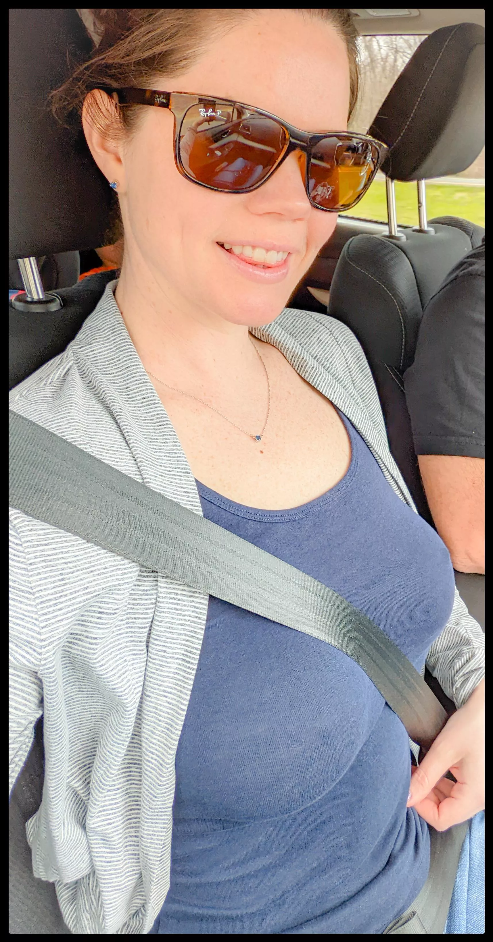 Lazy day drive home... great time to let the girls out😍 posted by funfitmlf