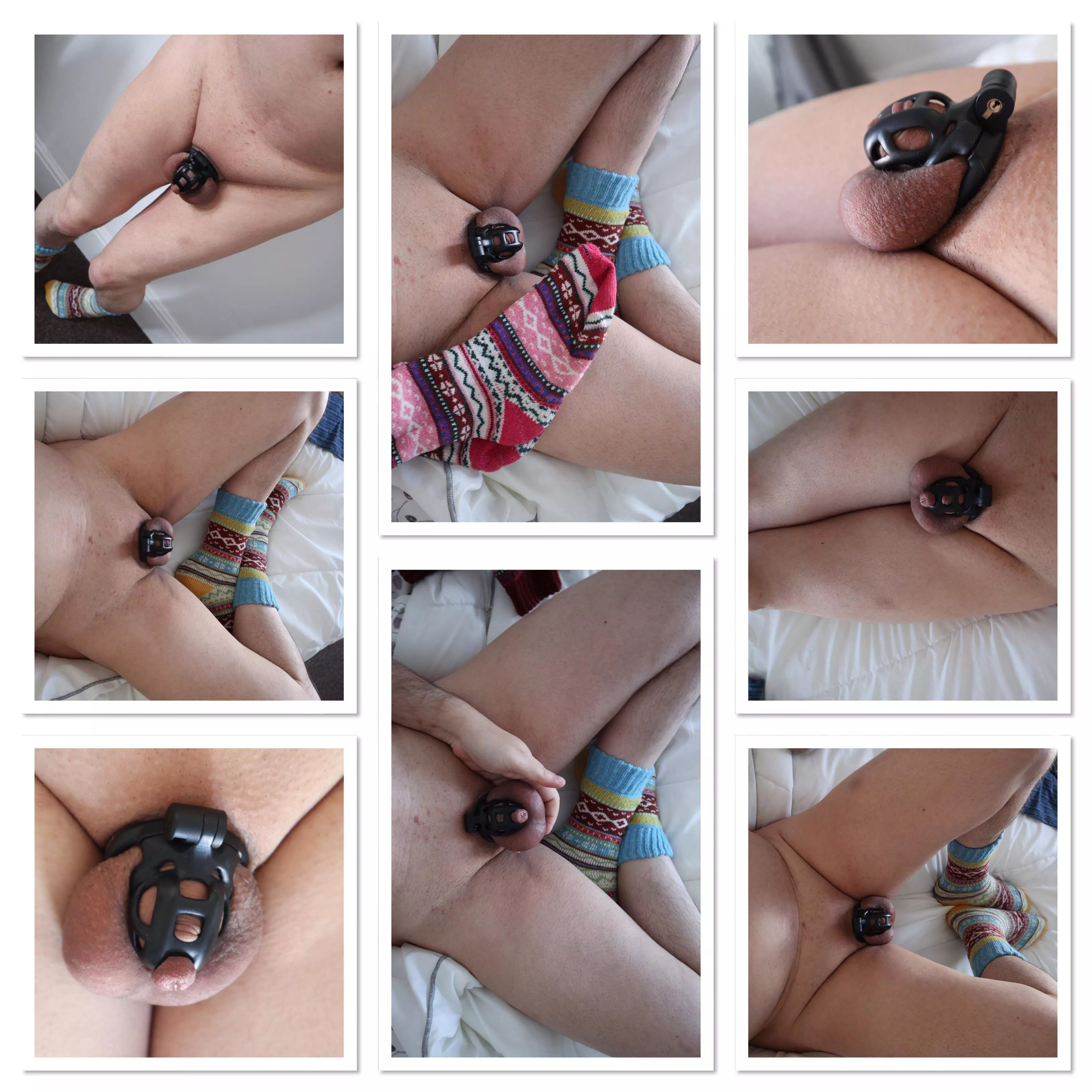 Lazy Sunday in chastity posted by smallergent