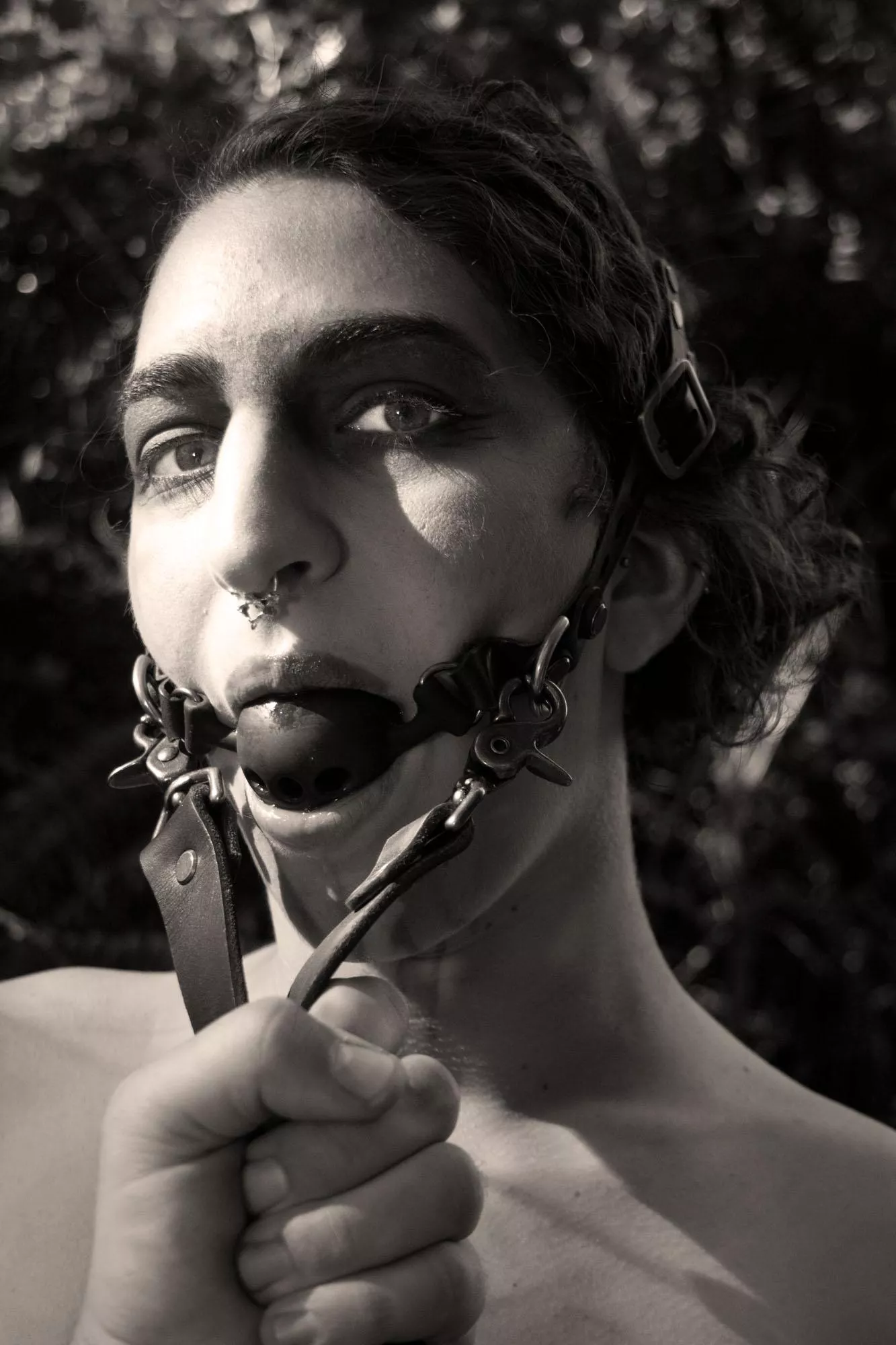 leading a very good gagged boy 😇 posted by Sabersmyth