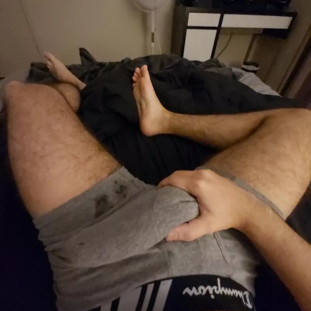 leaking precum is my speciality 🤤 posted by Logic-El-Verga