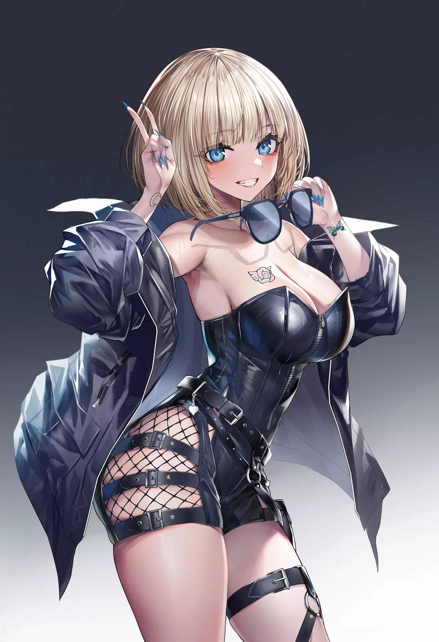 Leather Straps, Belts, & Jacket [Artist's Original] posted by CheetahSperm18