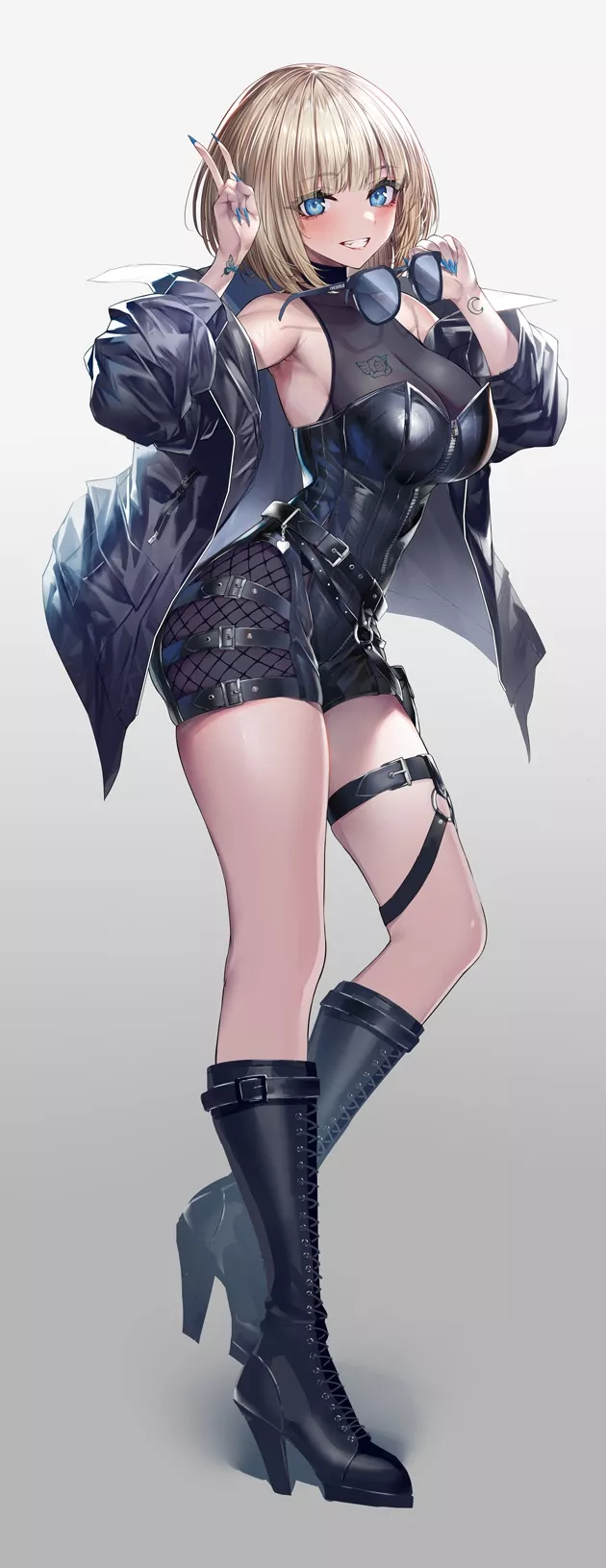 Leather Straps, Belts, & Jacket [Artist's Original] posted by CheetahSperm18