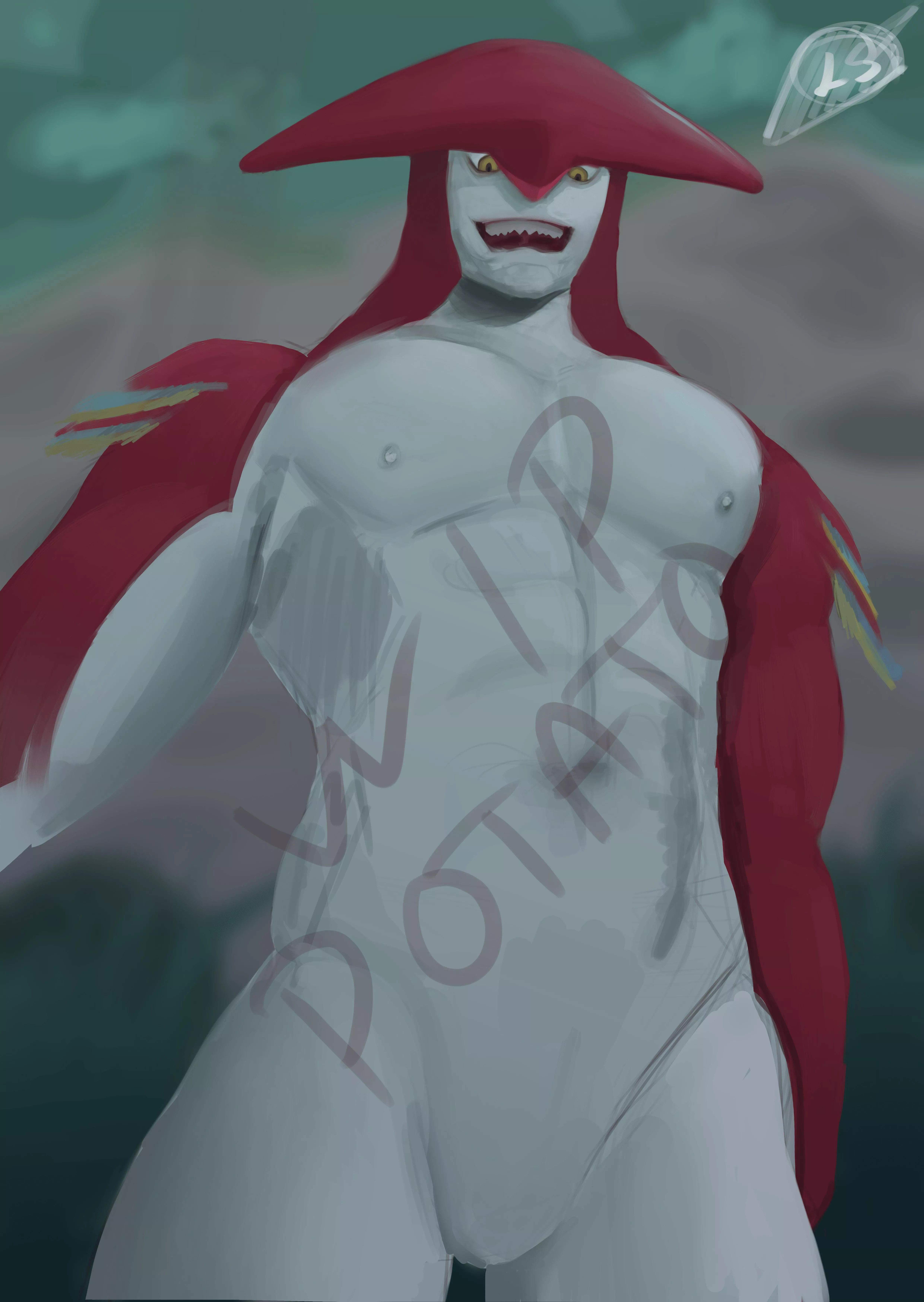 Legend of Zelda - Prince Sidon WIP posted by GayPotatote