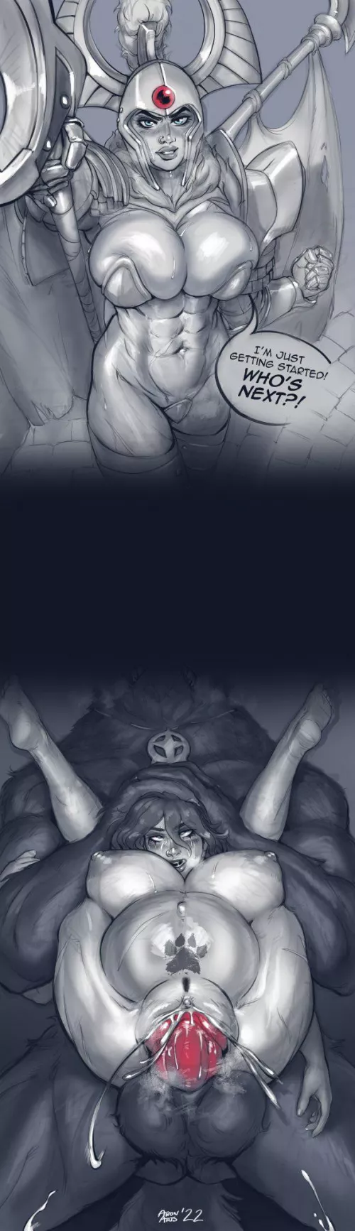 Legion Commander lost duel (anonarts_nsfw) by VengefulSpirit_bae