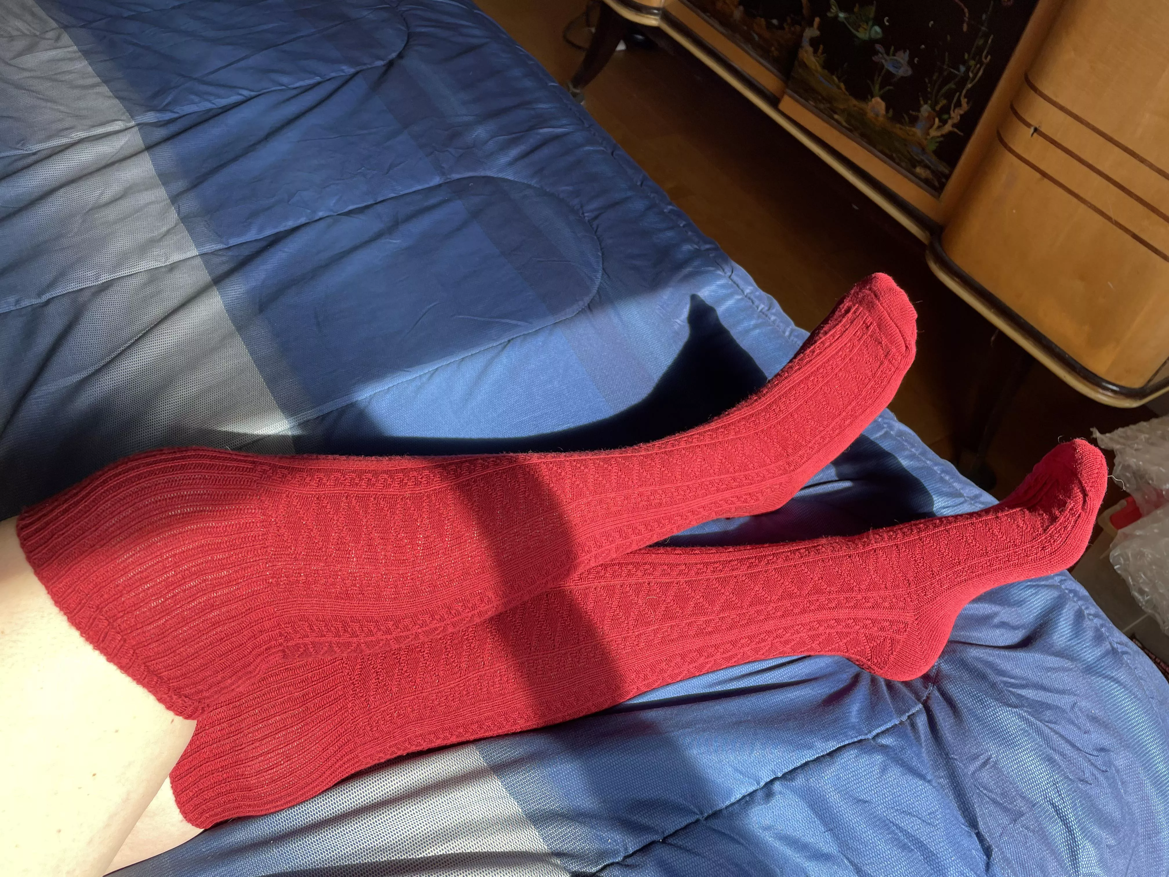 Legs for days and socks to match posted by raynes_panty_drawer