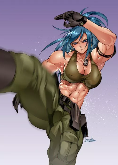 Leona Heidern(@bowalia)[KoF] by TheTMoneyMan