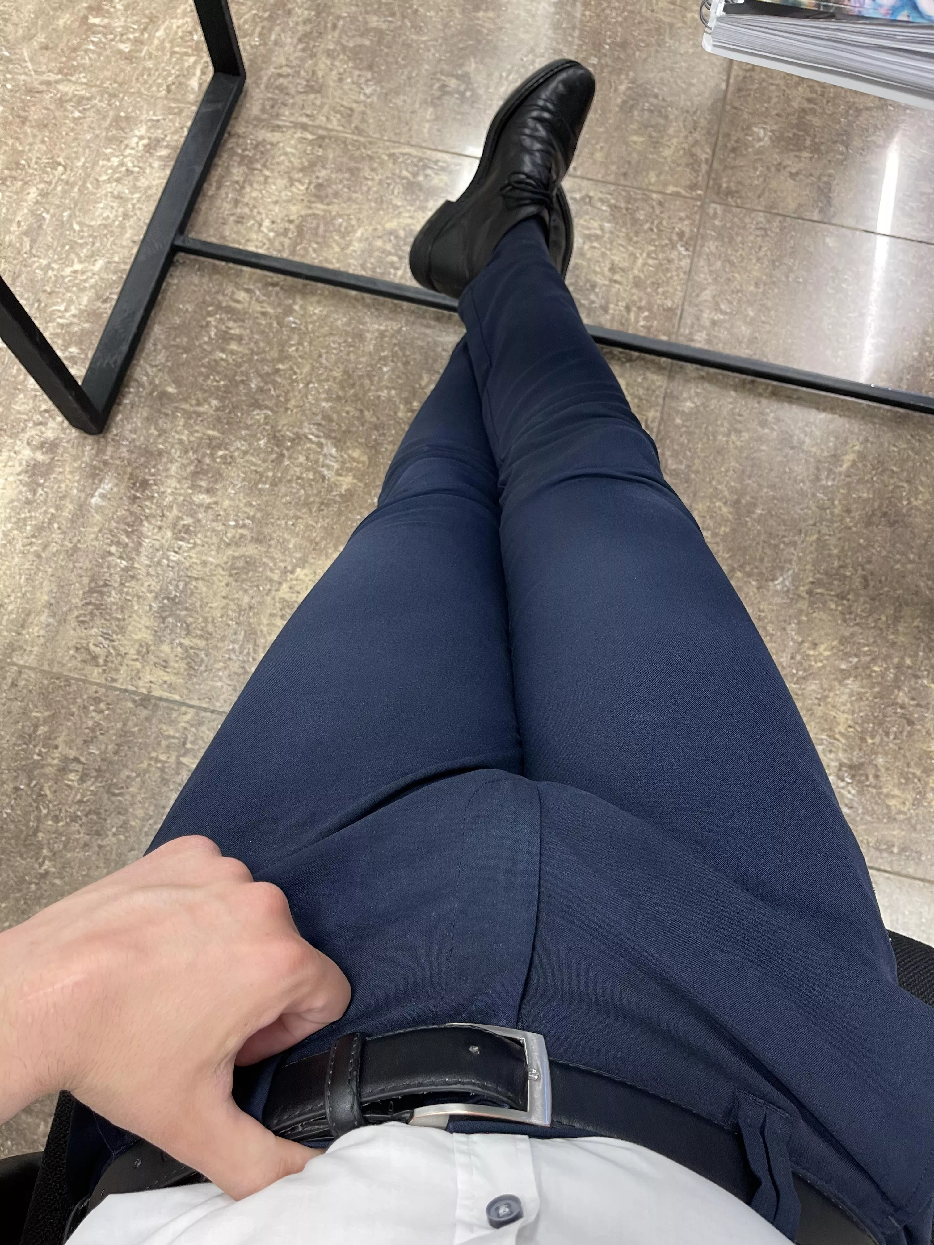 Let daddy work now i know the bulge makes you thinks dirty posted by TheManOnSuit1