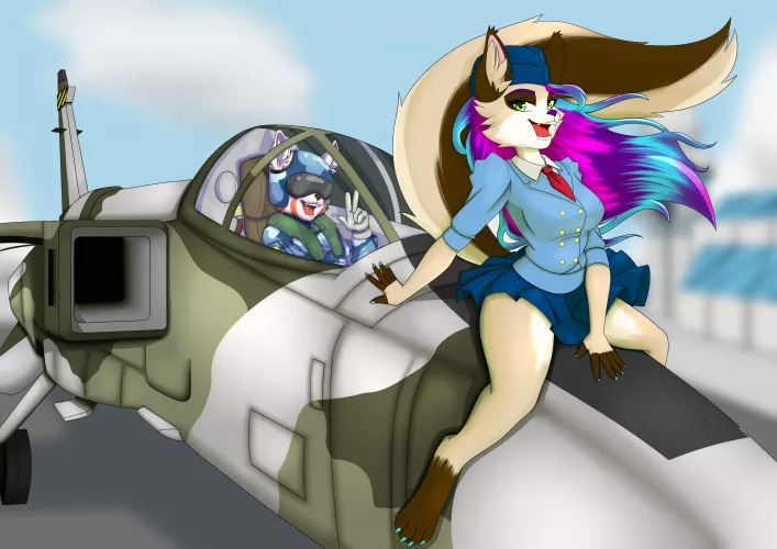 let's fly baby (art by me; Commissions open! Info in coments) by Andy_fbr
