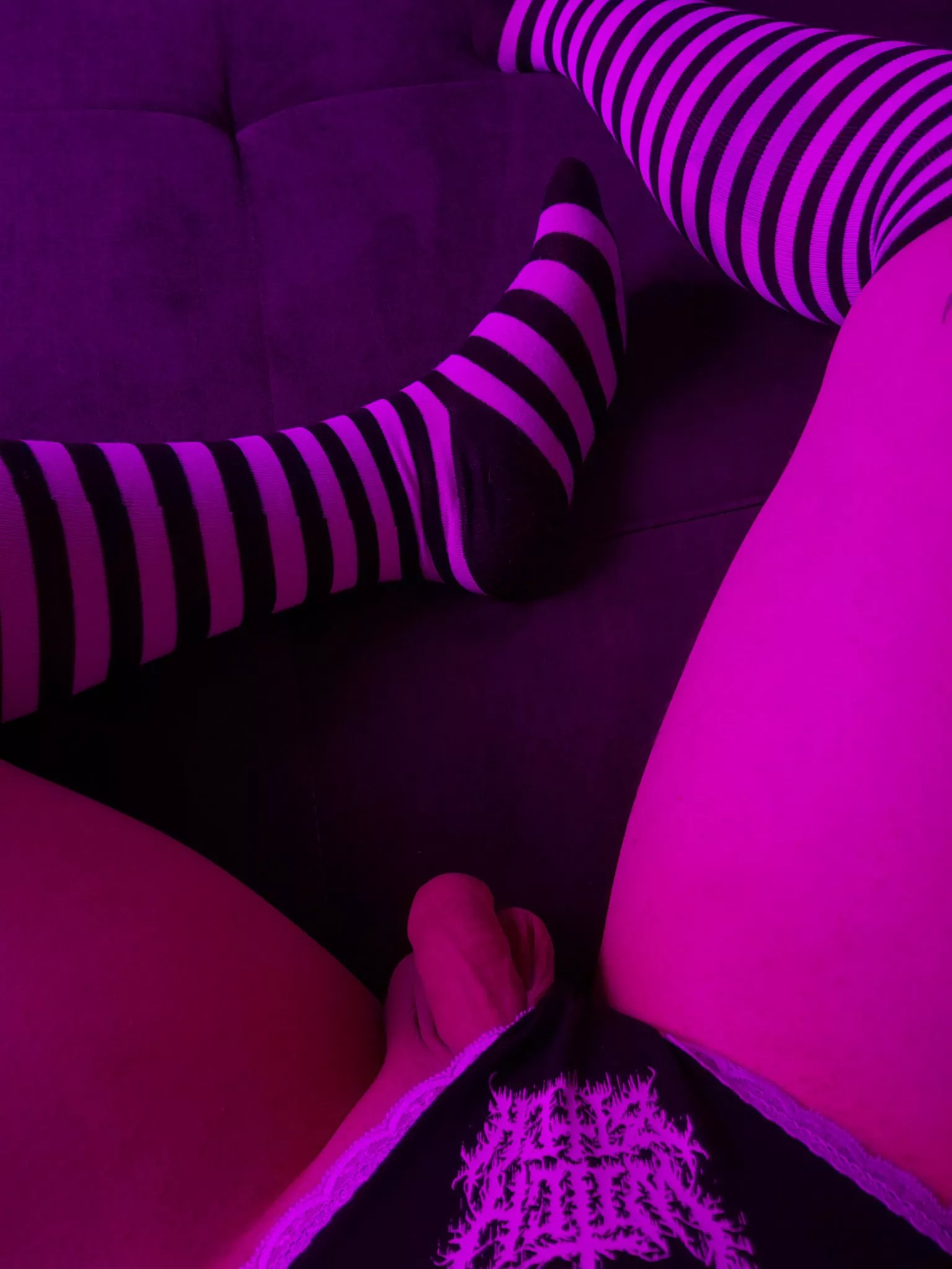 let's fuck in purple light 💜🍭 posted by JuicyTrap