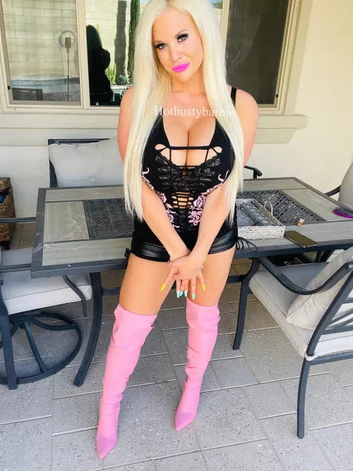 Let’s knock boots… by Hotbustybarbiex