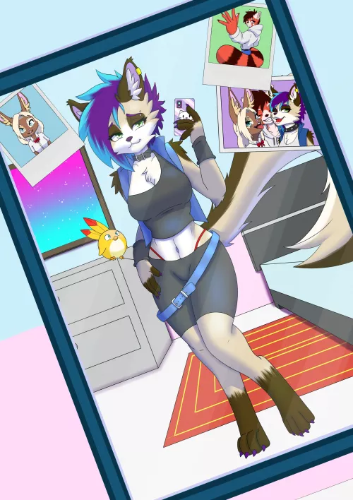 Let's rock baby (art by me; Commissions open! Info in coments) by Andy_fbr