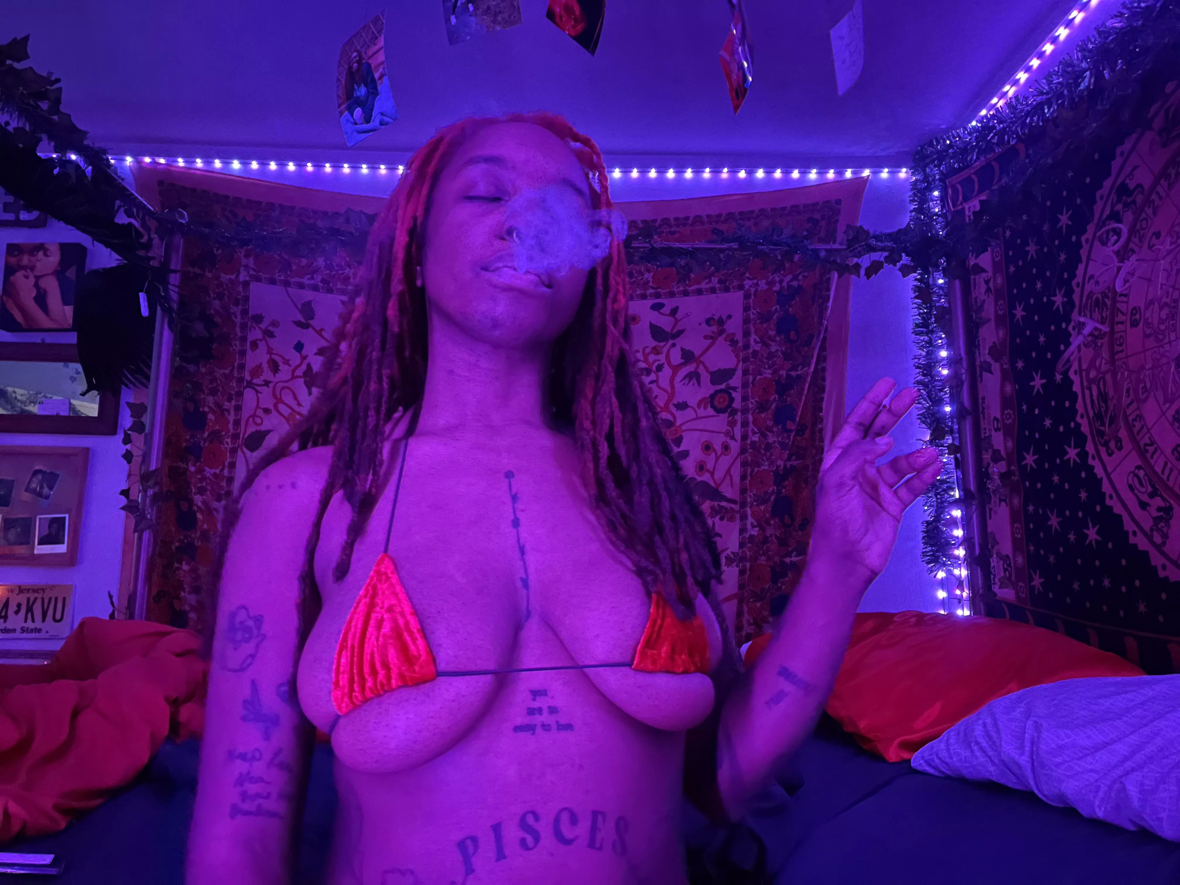 Let’s roll up and have some fun high in the clouds ☁️ 😘 posted by Piscesthestripper