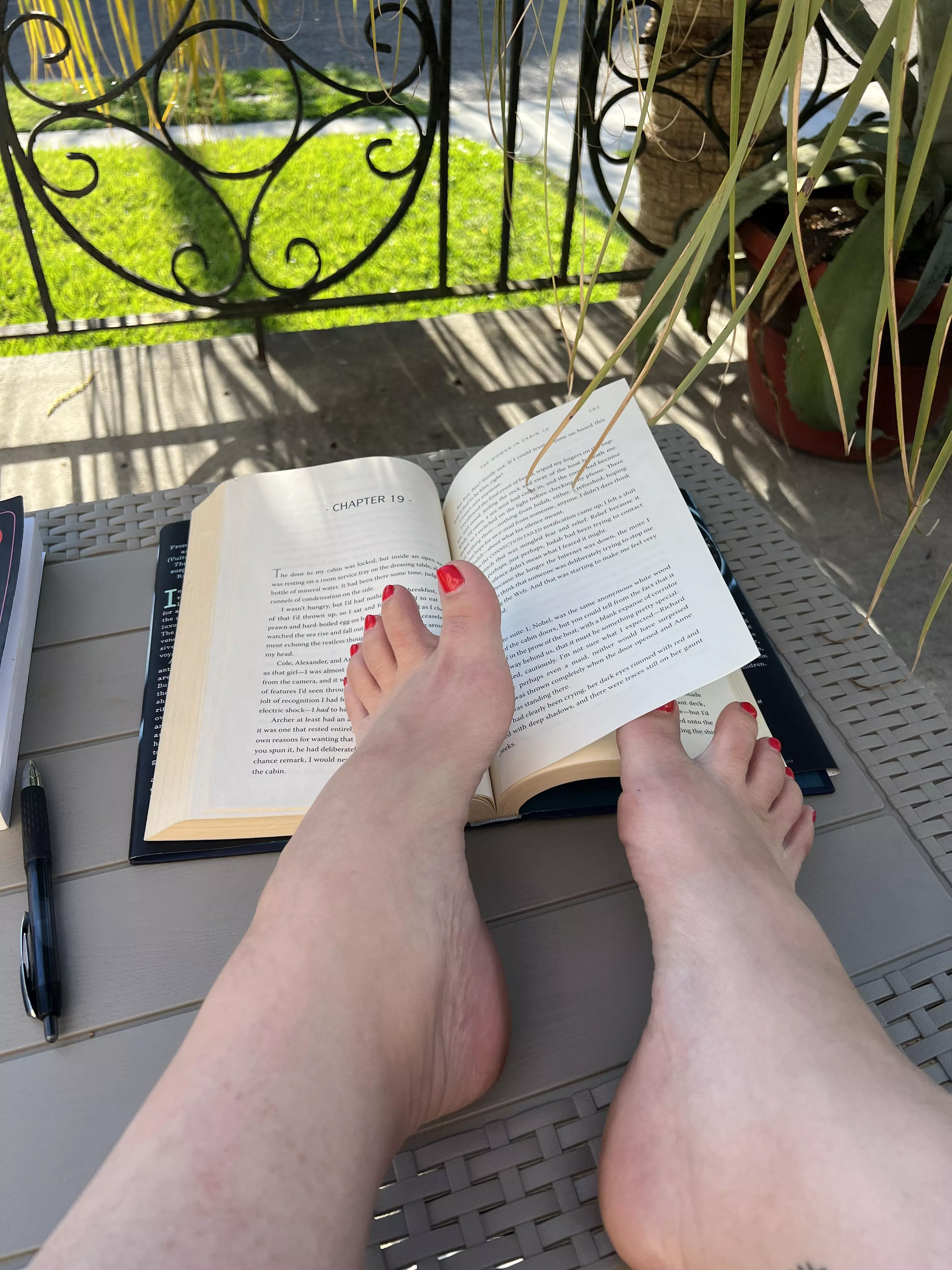 Let’s see how well you can read out loud to me with my toes in your mouth. posted by cococeline